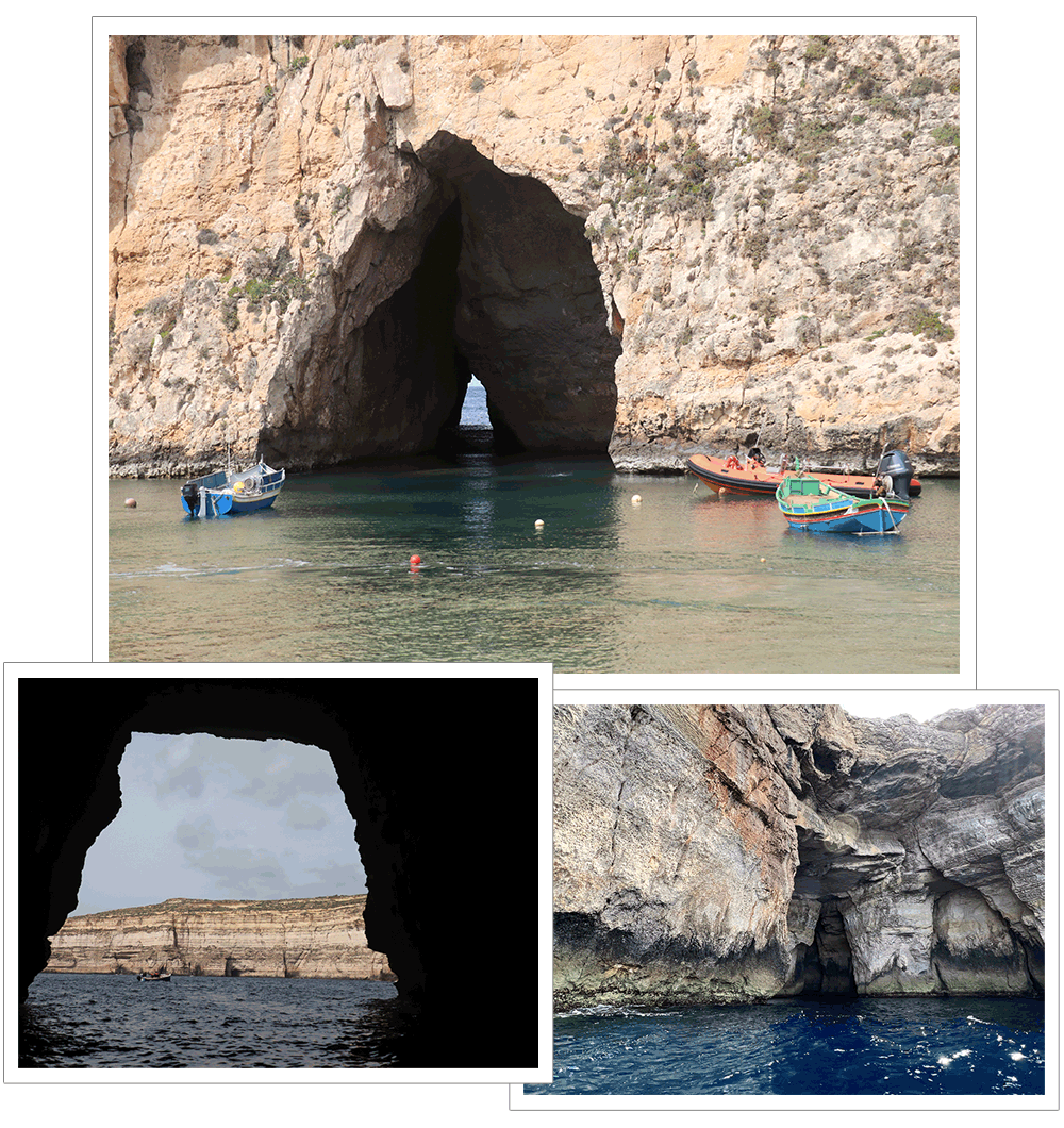 マルタの“青の洞窟“インランドシー